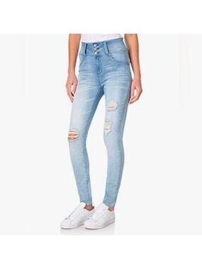 WallFlower InstaSoft Sassy Women's High-Waisted Skinny Jeans Size 5/27